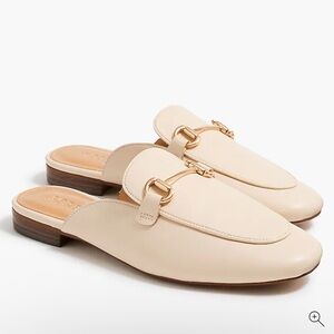Jcrew Slip-on mules white